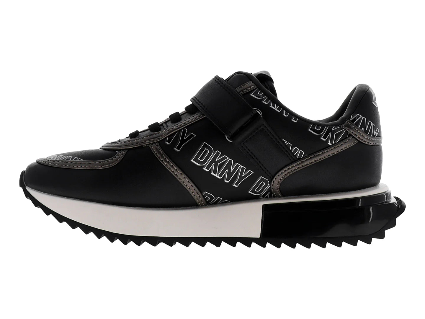 Tenis Casual DKNY Negro Blanco para Mujer