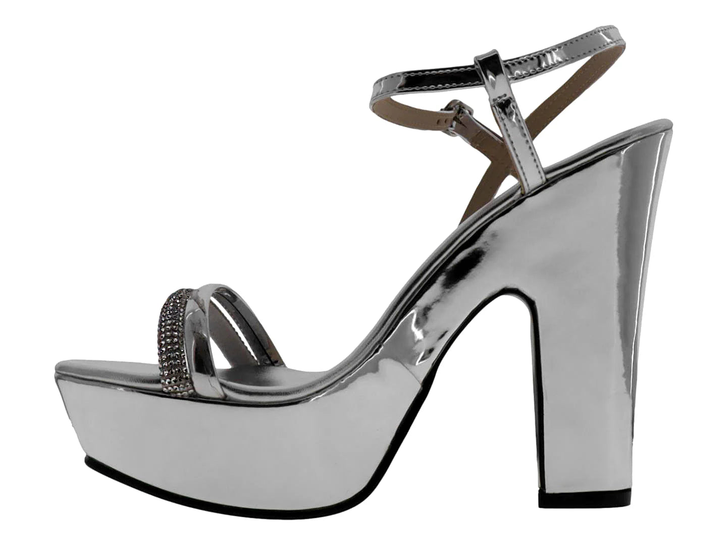 Zapatillas de Fiesta Sary Plata para Mujer