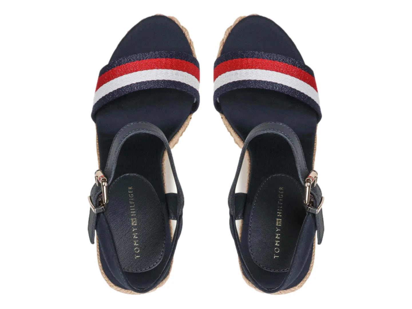 Sandalias Tommy Hilfiger Shimmery Ribbon Azul para Mujer