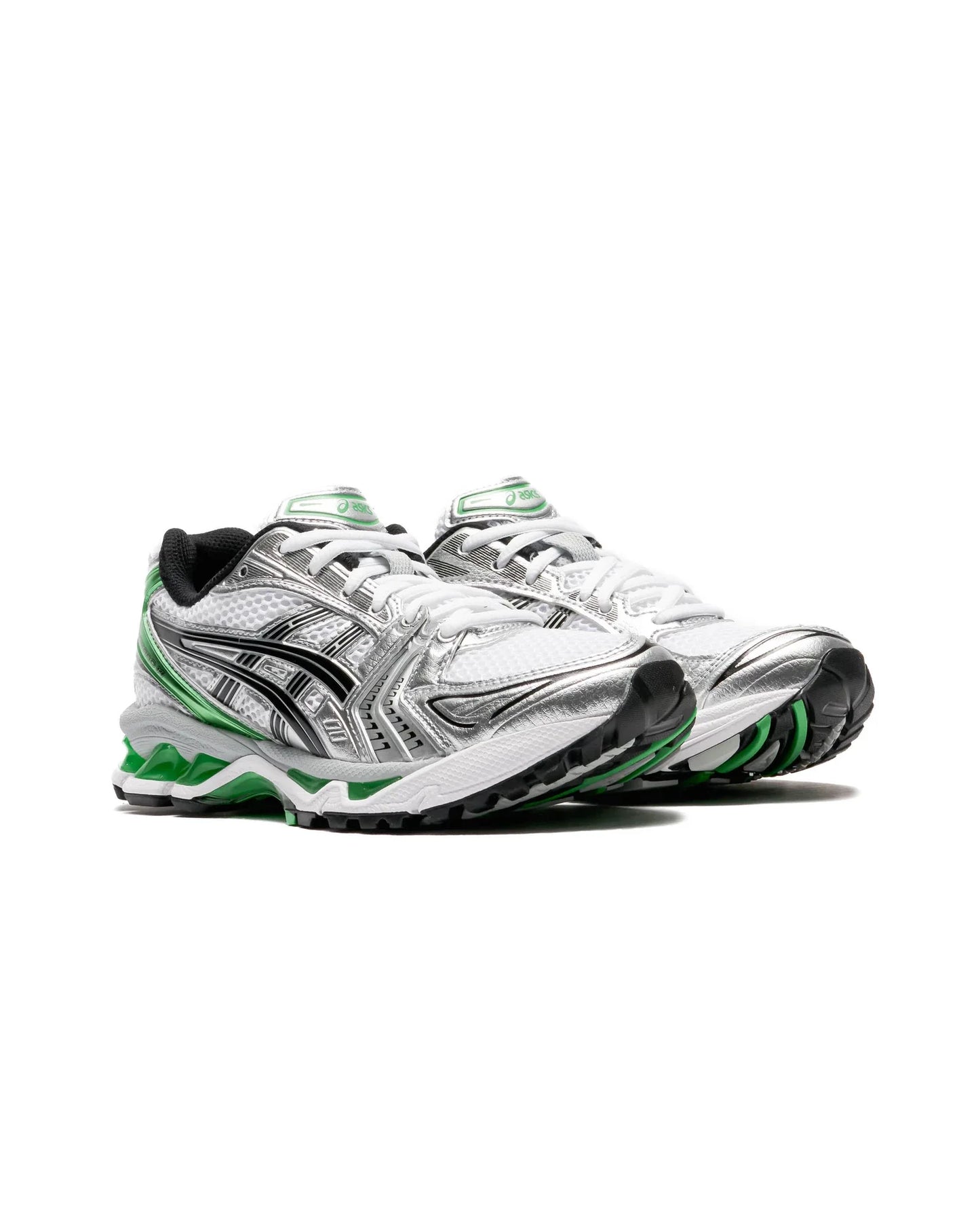 Asics GEL KAYANO 14 White Malachite Green Édition Silver