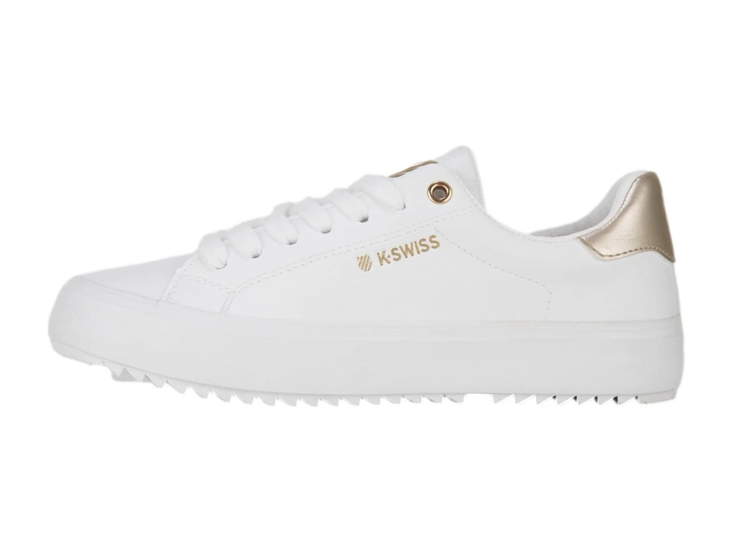 Tenis K SWISS Ariana Blanco con Dorado para Mujer