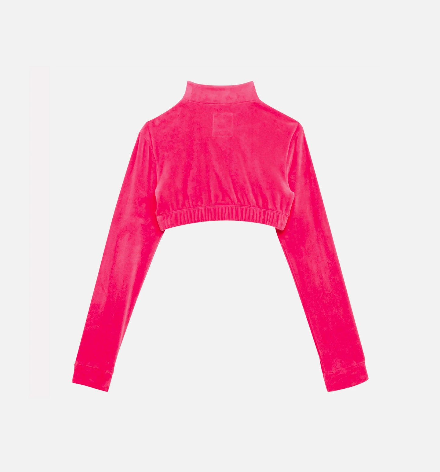 Jeremy Scott Velour Bra Track Top Womens Top Pink