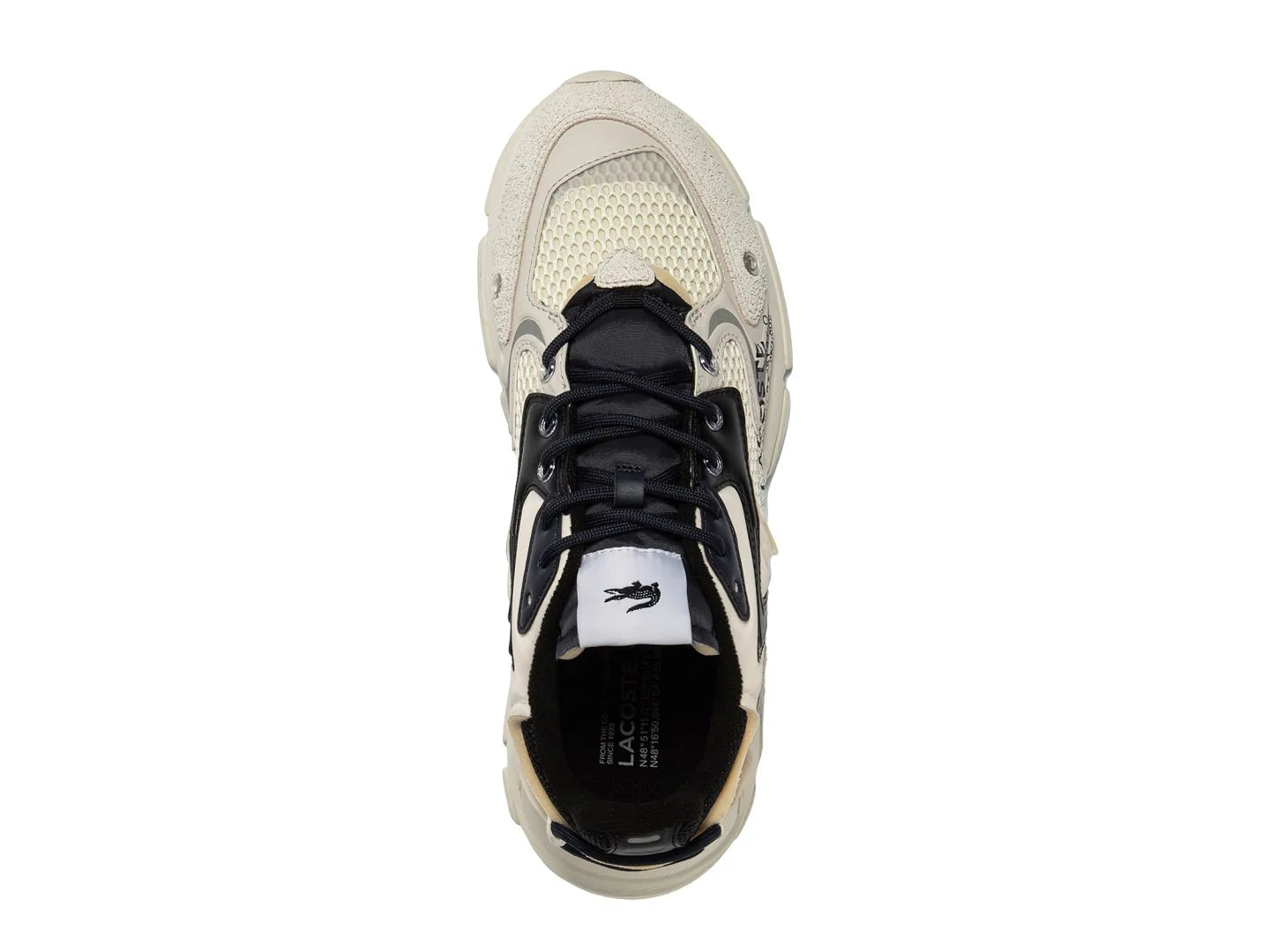 Tenis Lacoste L003 Neo Blanco y Negro para Hombre