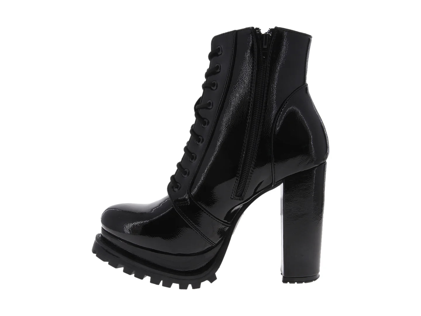 Botas Sarah Serguei Charol Negro para Mujer