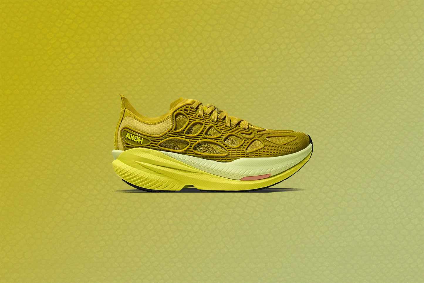 Mach X Caged Pea Green Hoka Citrus