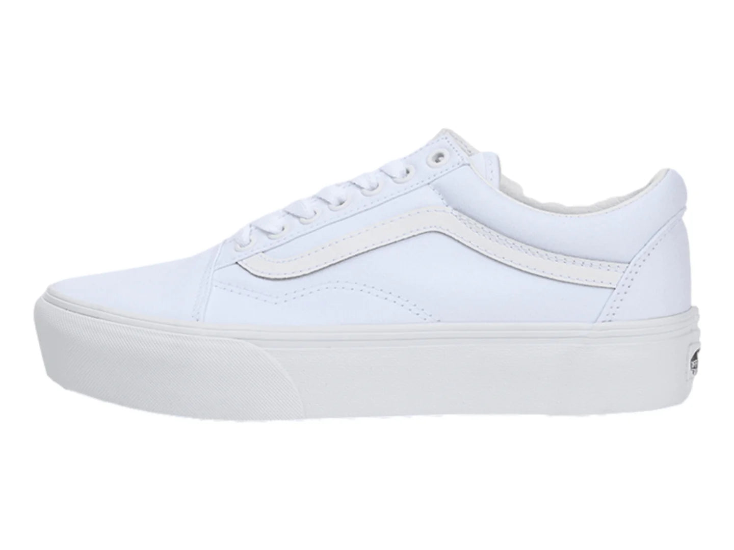 Tenis Vans Old Skool Platform Blanco para Mujer