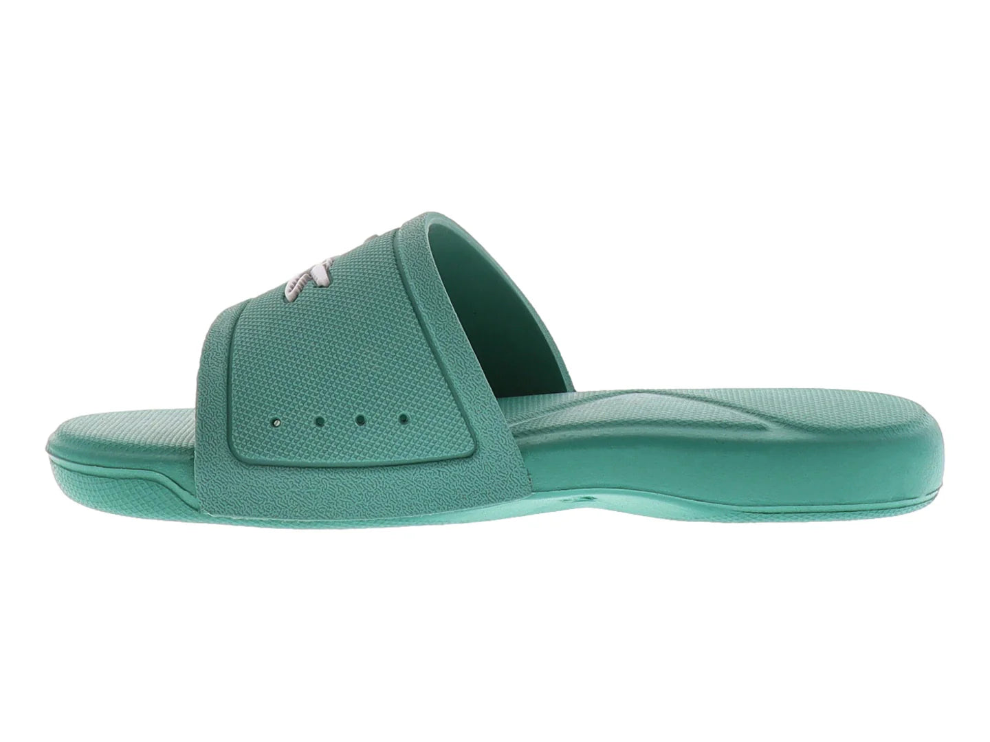 Sandalias Lacoste L30 Slide Verde y Blanco para Niño