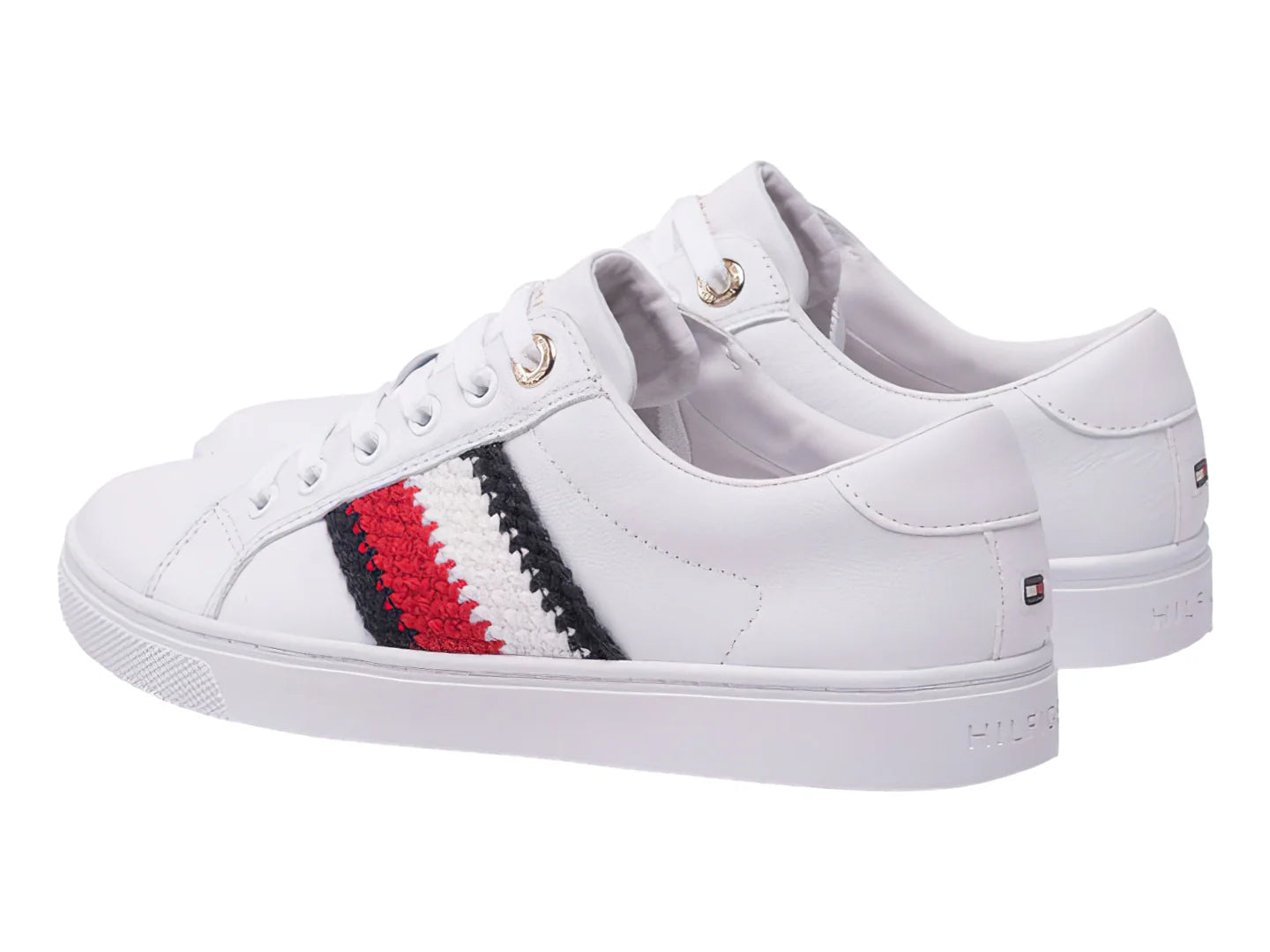 Tenis Tommy Hilfiger Corporate Cupsole Blancos para Mujer