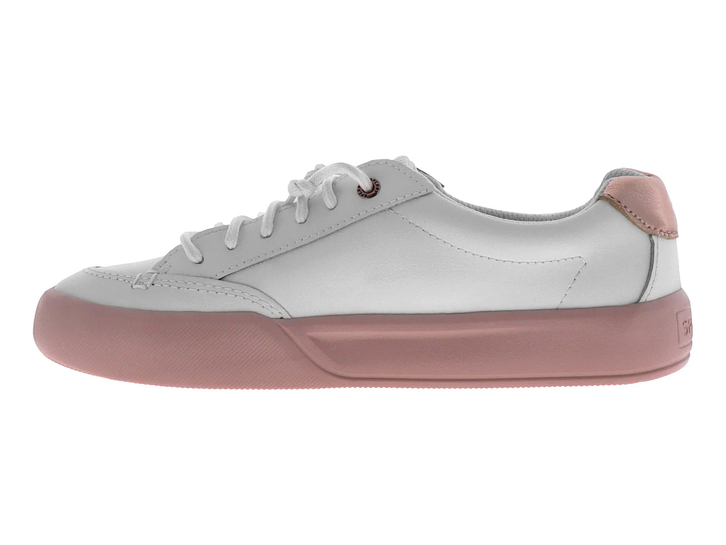 Tenis Sperry Blanco con Rosa para Mujer