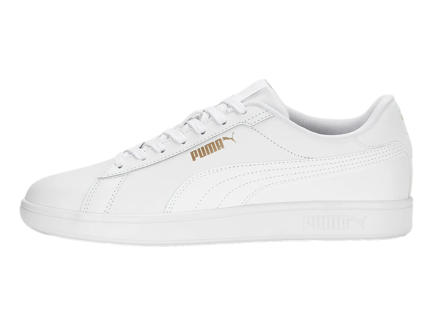 Tenis PUMA Smash 30 L Blancos con Dorado para Hombre