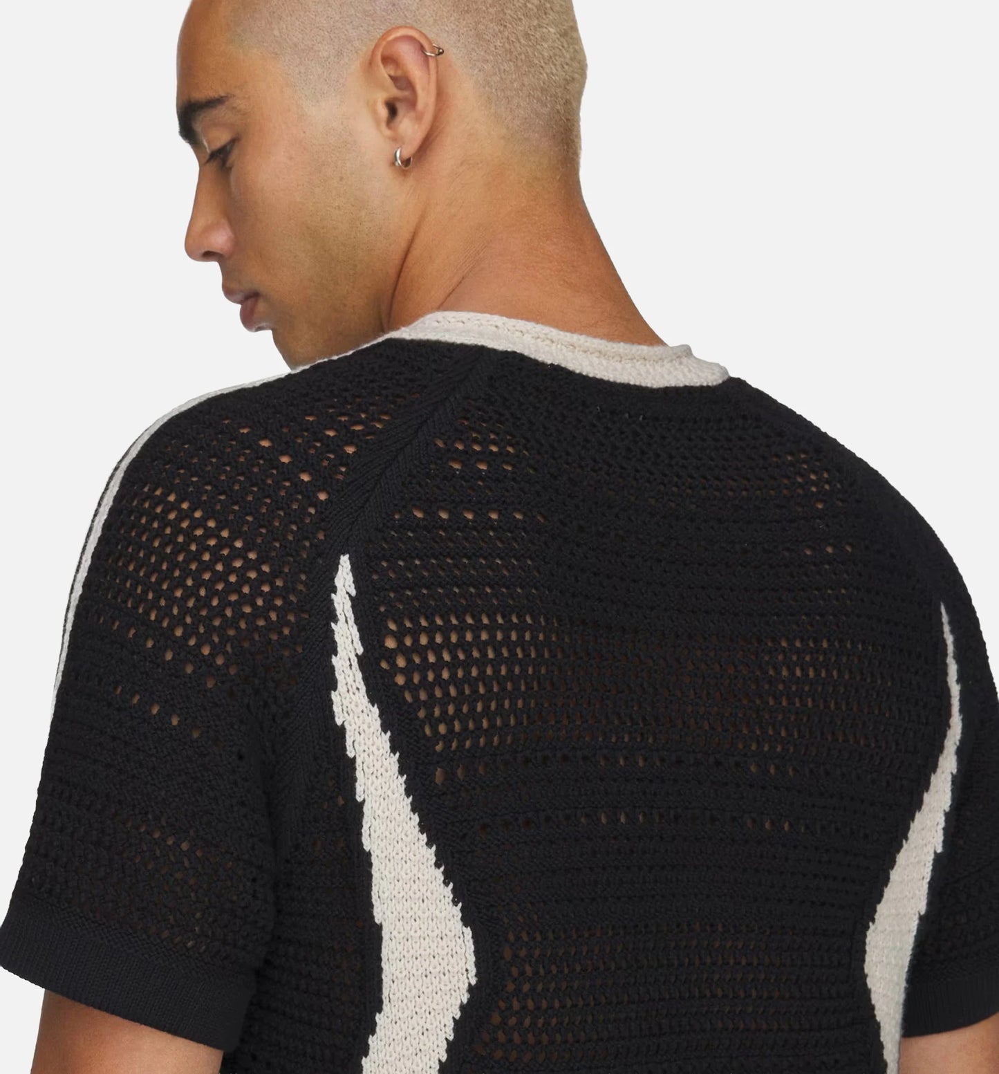 CLOT Knit By Edison Chen Mens Jersey Black Wonder White