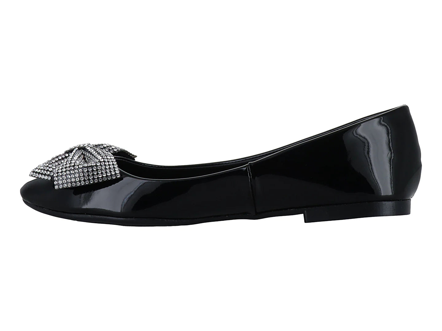 Zapatos Planos de Charol Negro MELIANA para Mujer