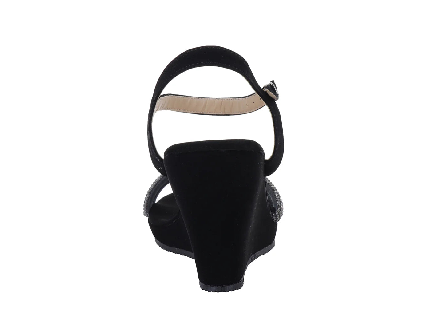 Sandalias Plataforma Roze Negro para Mujer