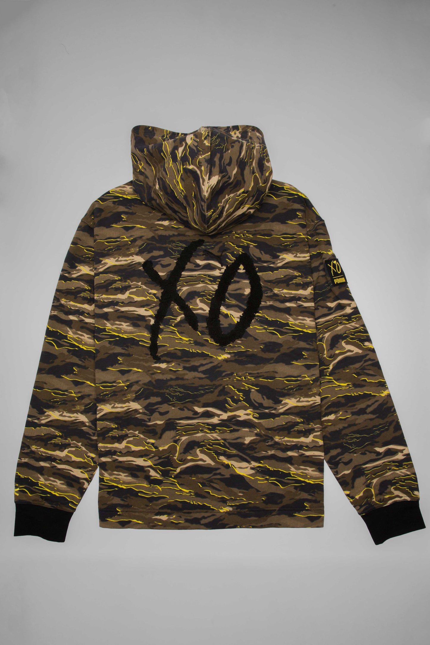 The Weeknd Collection Xo Mens Oversized Hoodie Camo Black