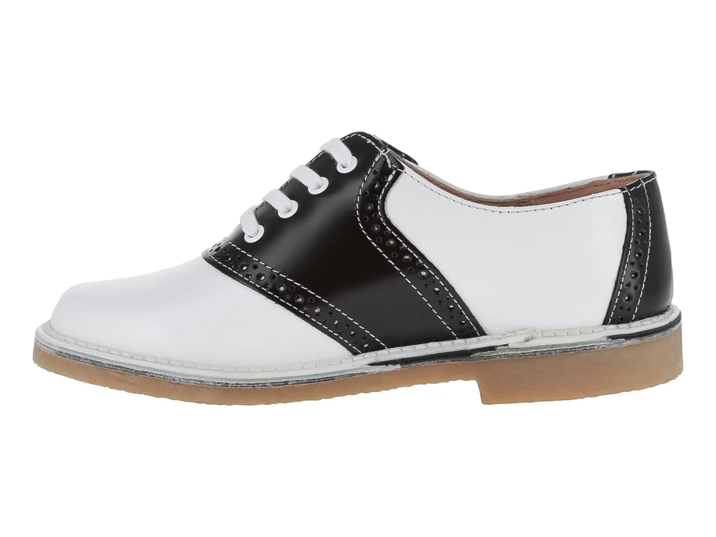Zapatos Escolares Elefante Blanco y Café para Niña