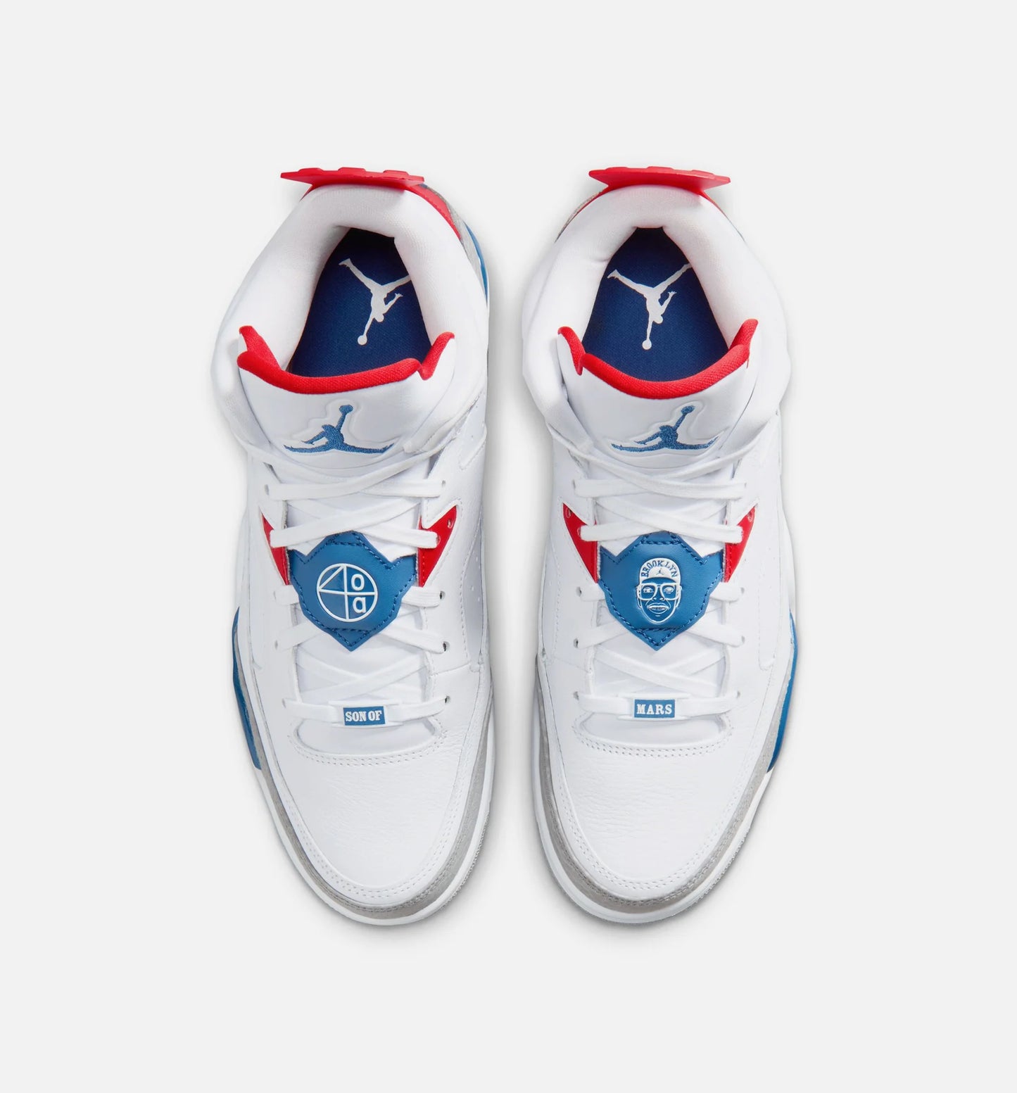 Son of Mars Low Mens Lifestyle Shoe White Varsity Red Light Smoke Grey True Blue