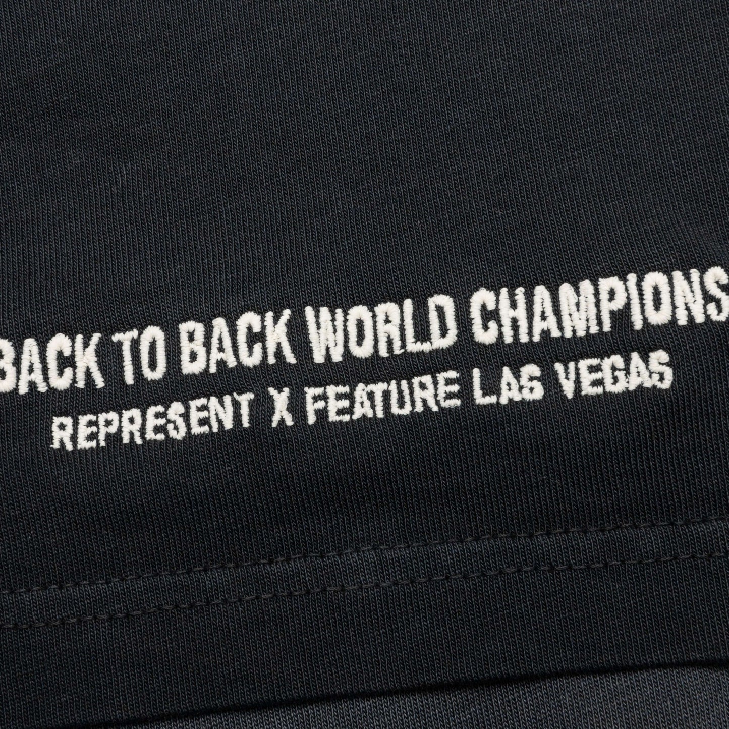 Feature x Represent Champion Rings T Shirt Stained Black