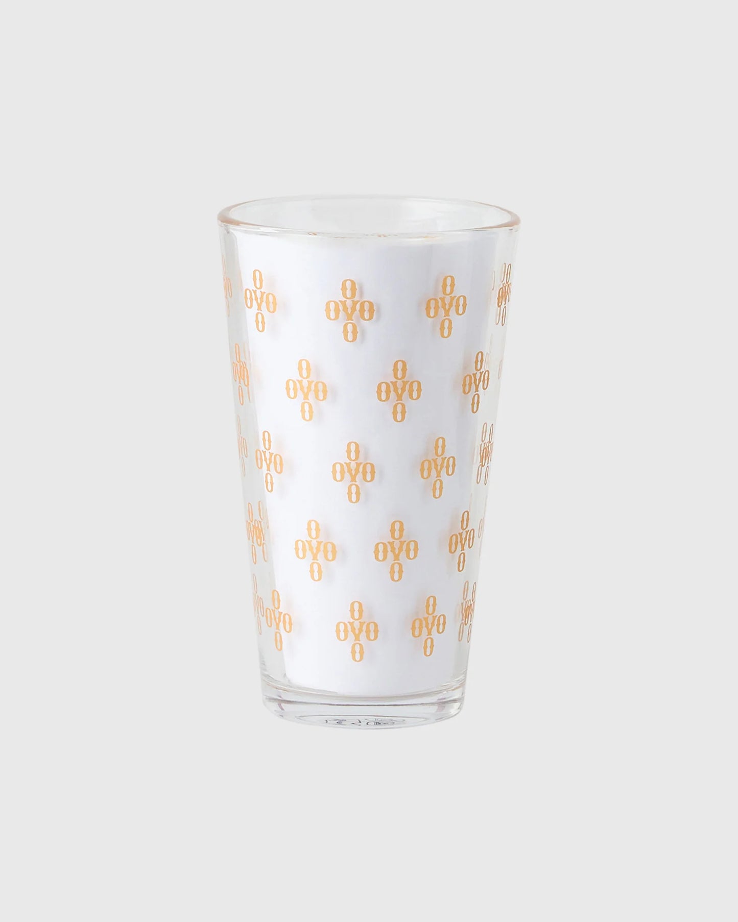 Pom Pom Drinking Glass Clear