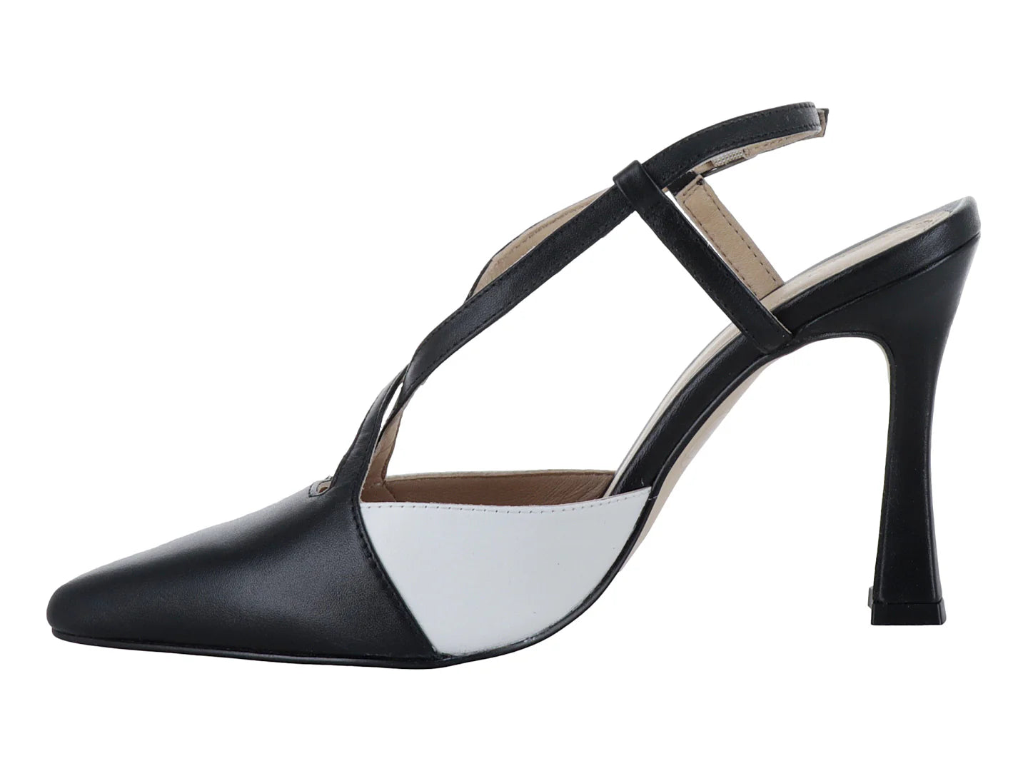 Sandalias Ascencio Negro Blanco para Mujer