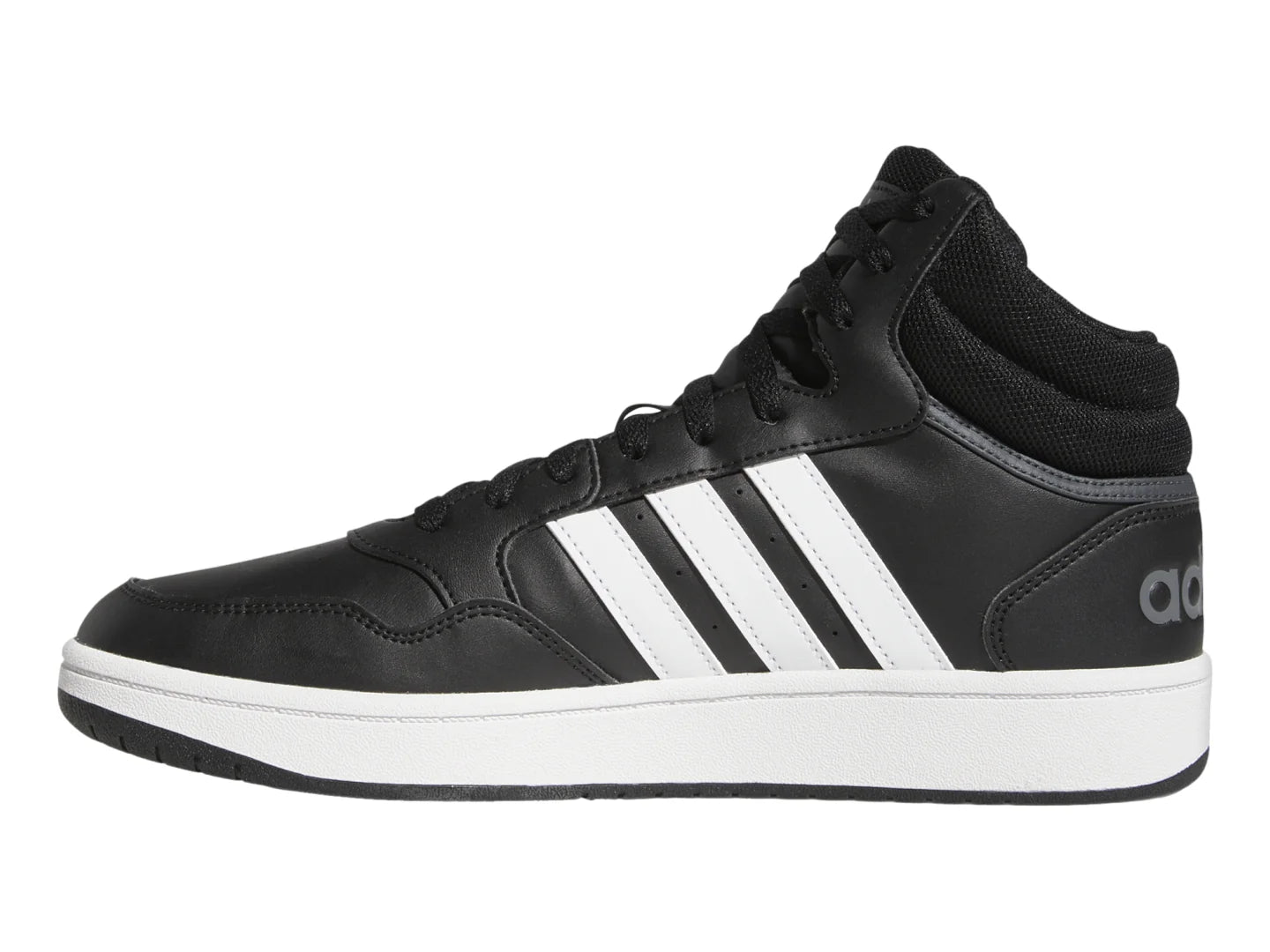 Tenis Adidas Hoops 30 Mid Negro y Blanco para Hombre