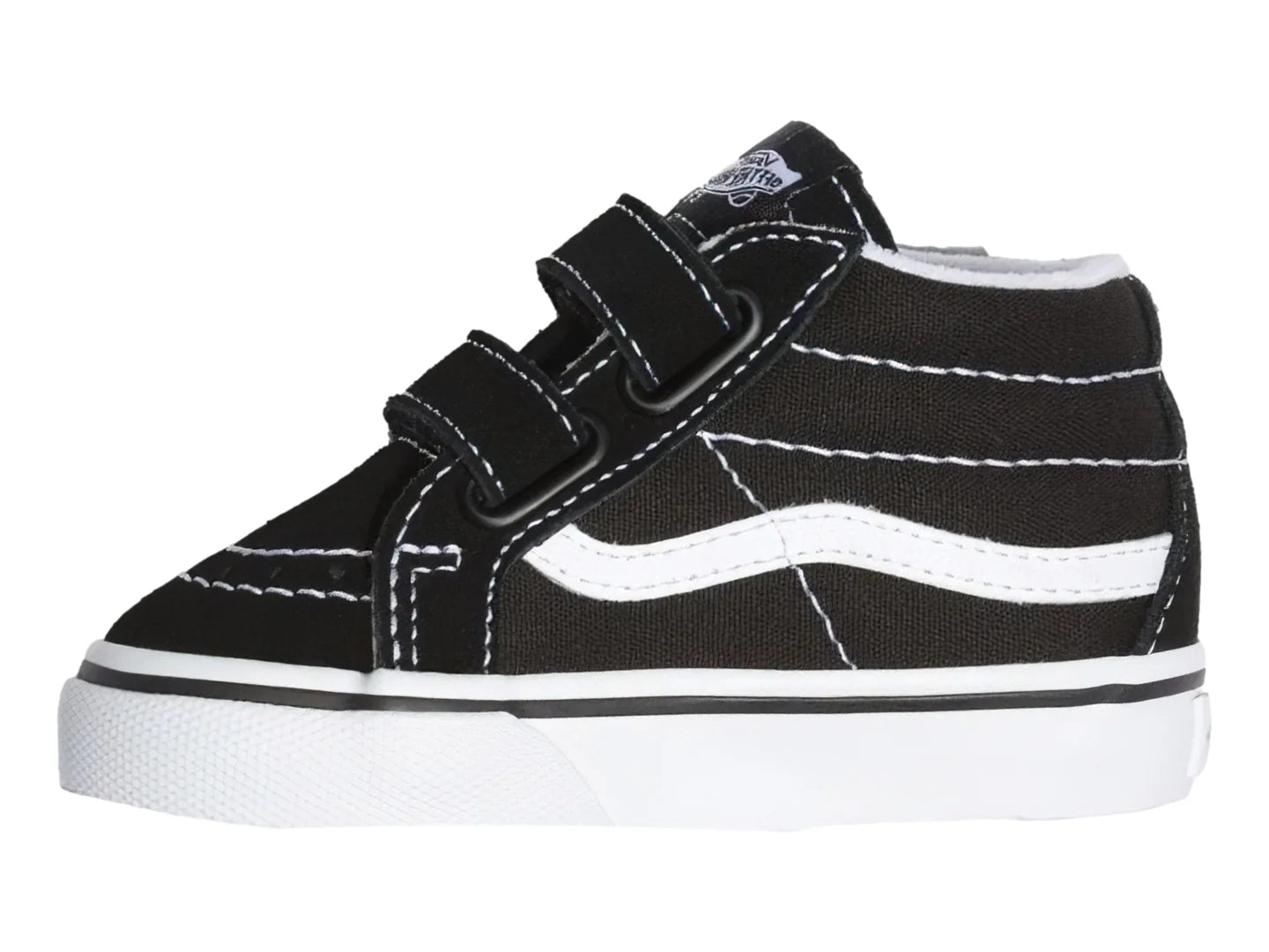 Tenis Vans Sk8 Mid Reissue Negro y Blanco para Niño