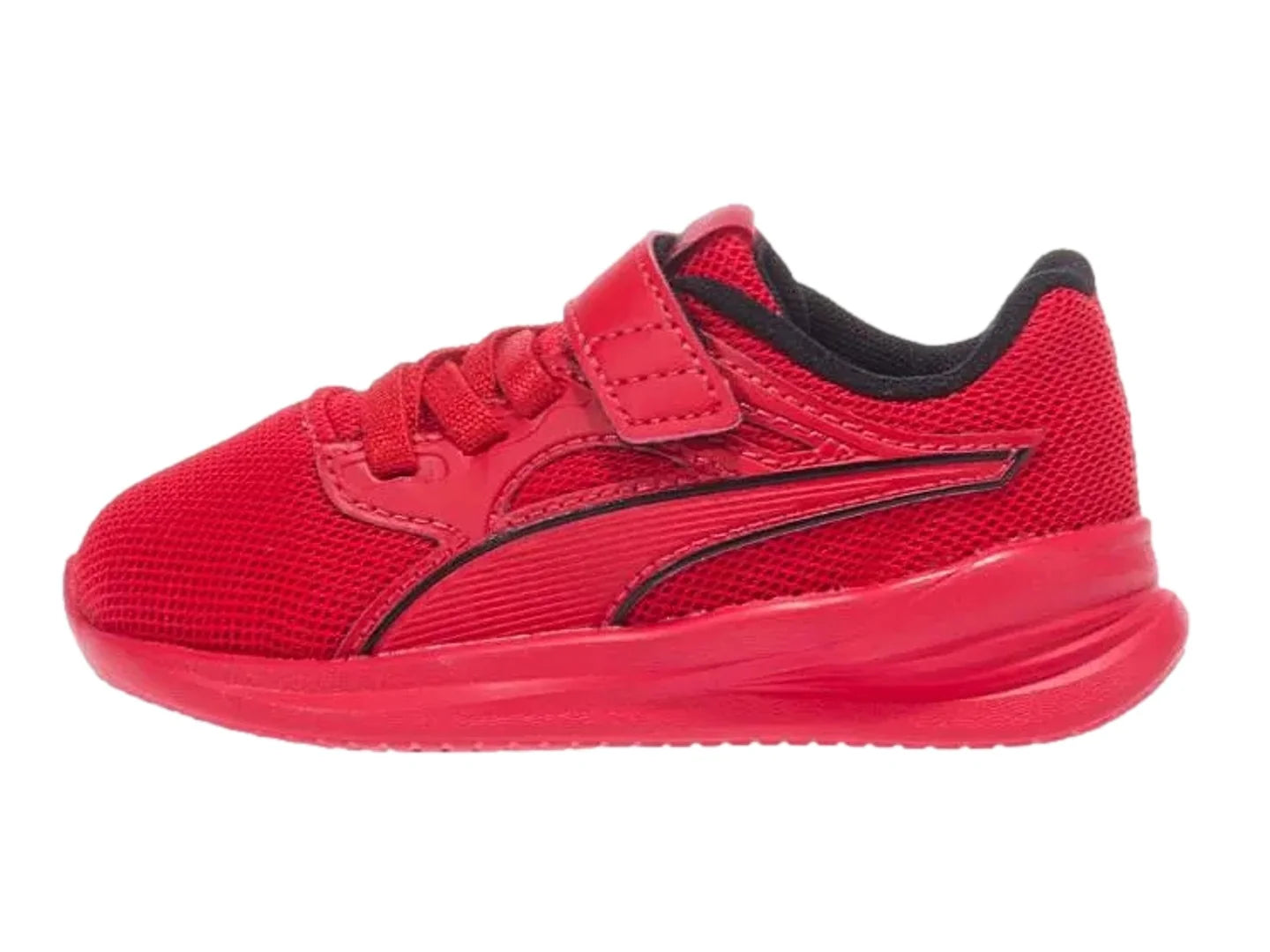 Tenis PUMA Transport AC Inf Rojo y Negro para Niño