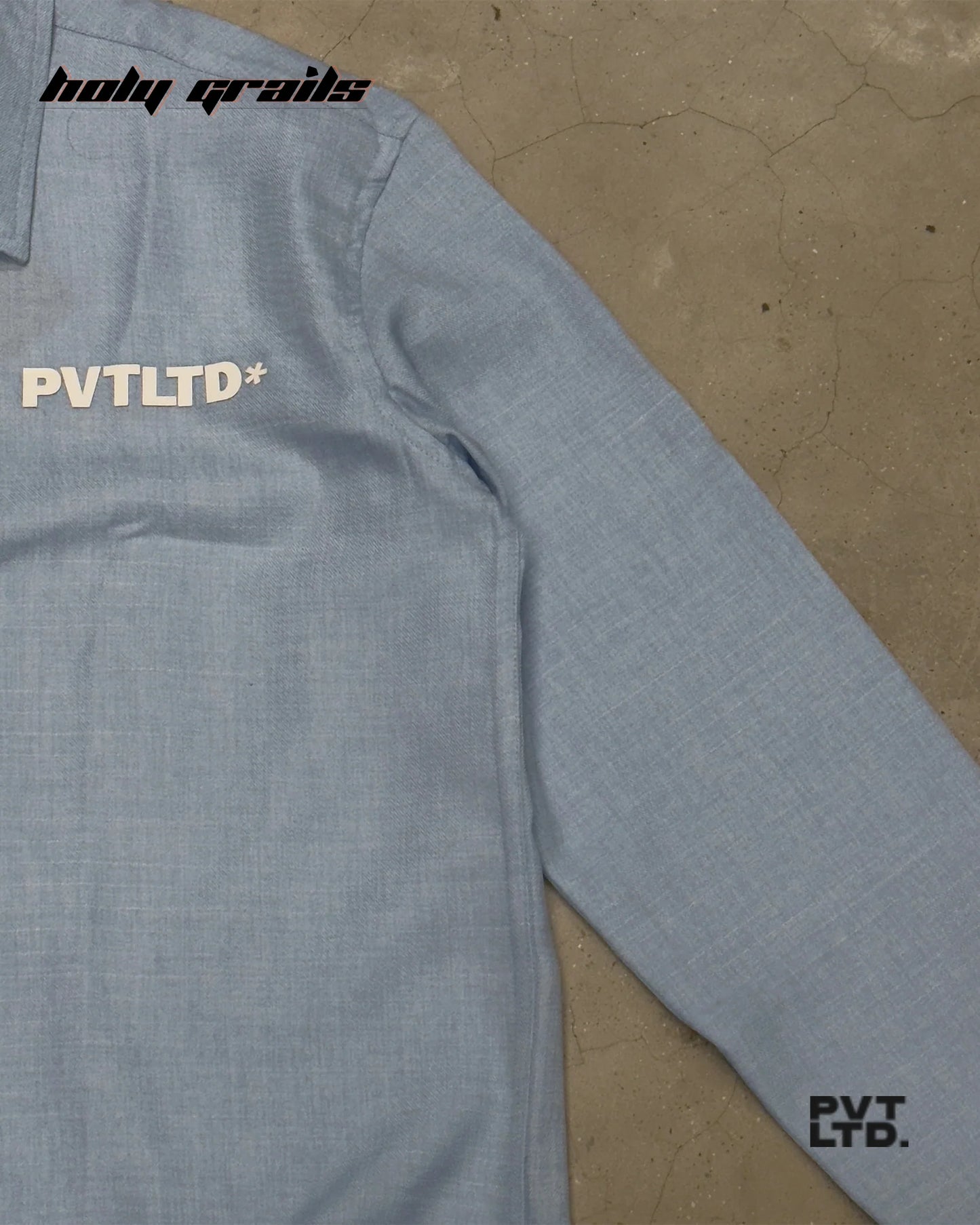 Sky Blue Linen Shirt HG x Pvt Ltd