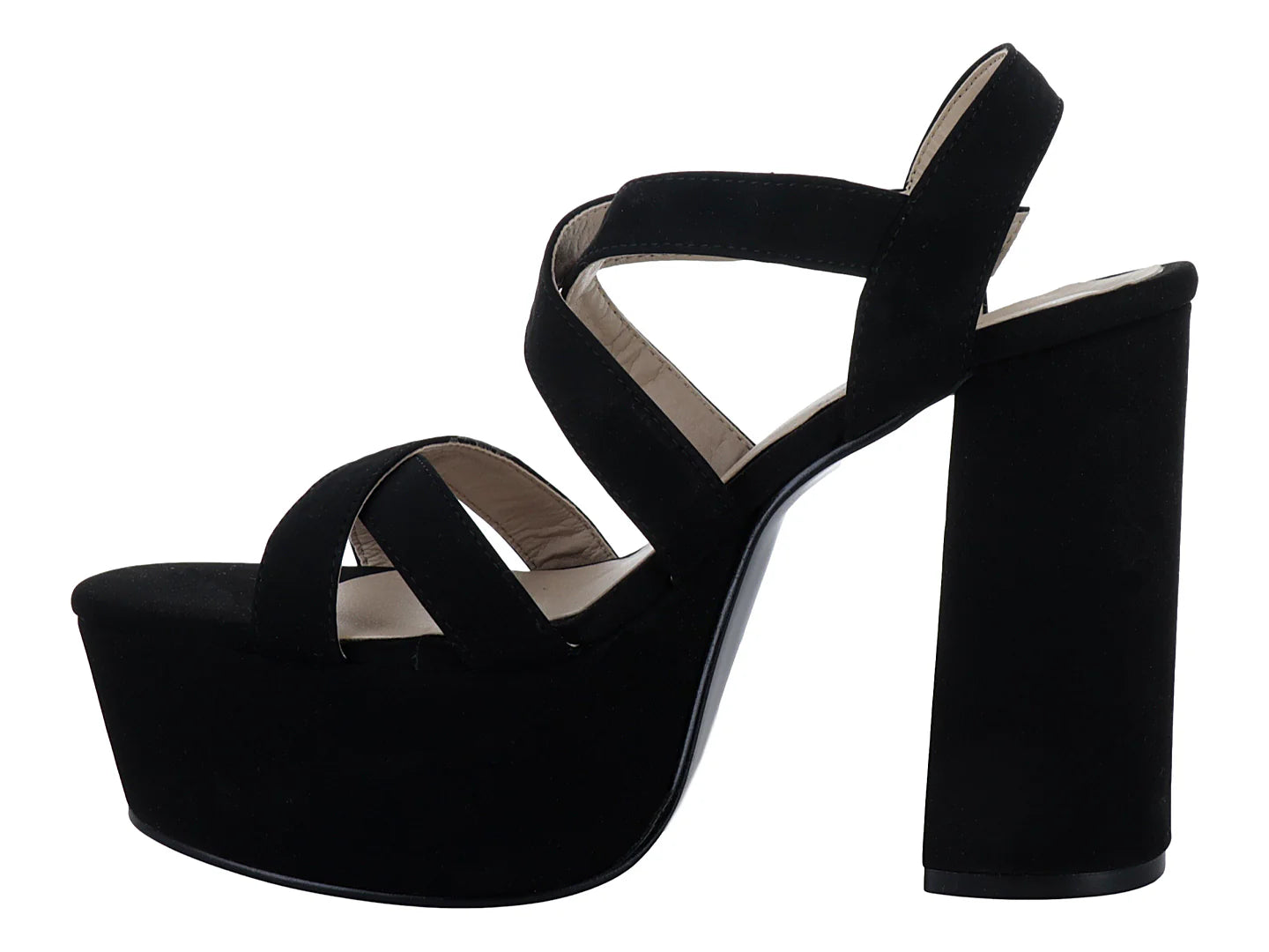 Zapatillas Luna Rosa Negro para Mujer