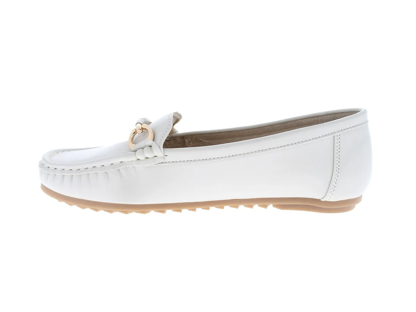 Zapatos Mocasines Comfort Fit Beige para Mujer