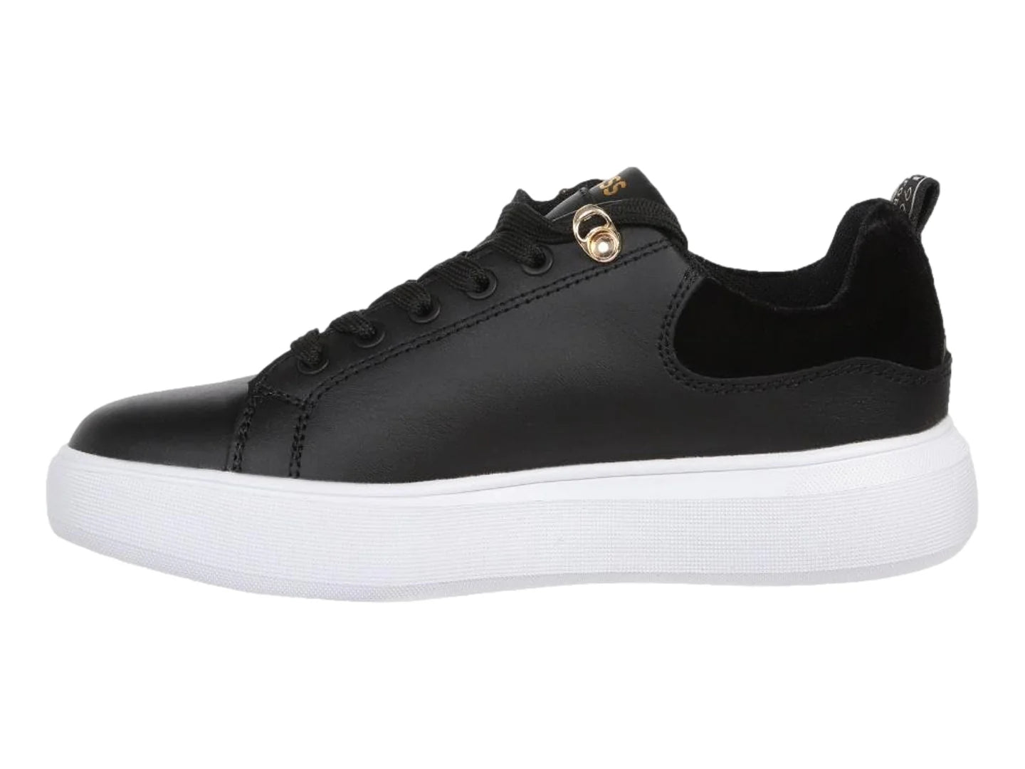 Tenis K SWISS Alessius Negro y Dorado para Mujer