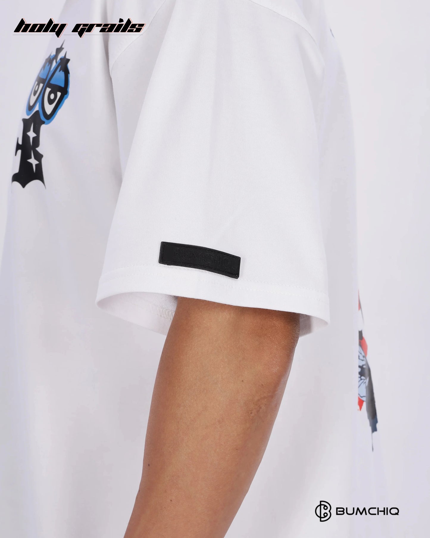Best Happen White Oversize Tee HG x Bumchiq