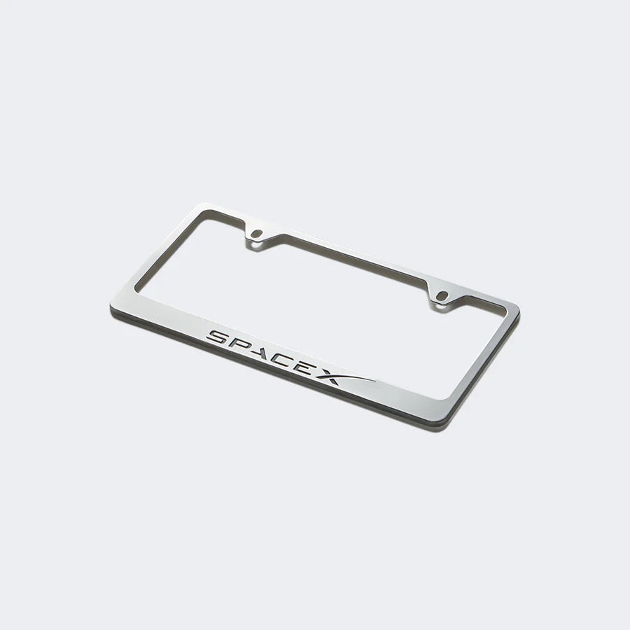 SPACEX LICENSE PLATE FRAME