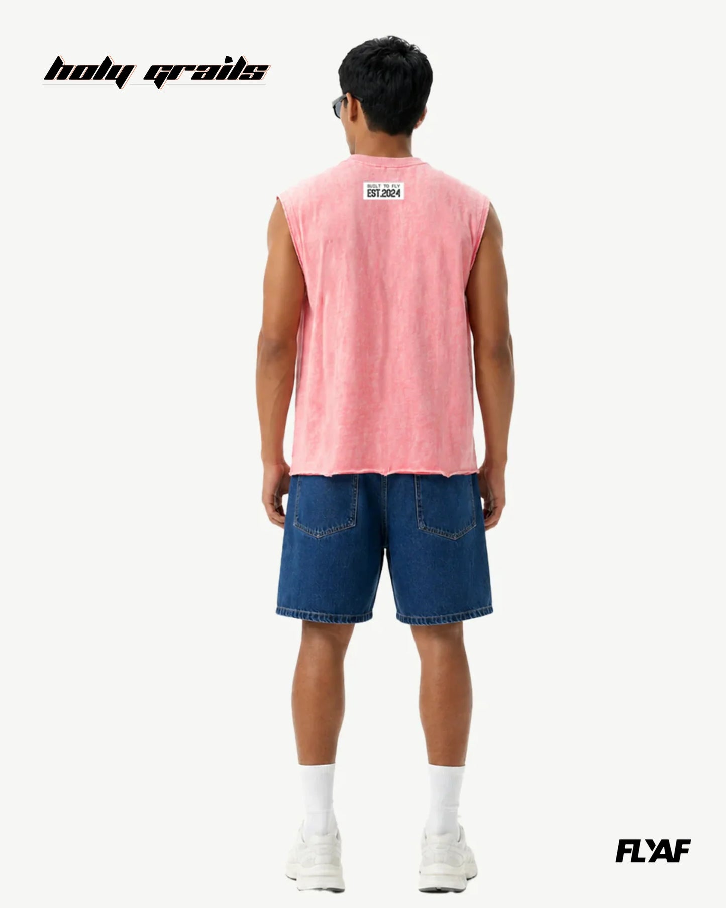 AF FLY Distressed Peach Vest HG x FLYAF