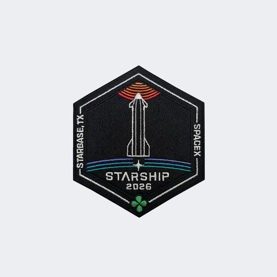 STARSHIP 2026 YEARLY MISSION PATCH