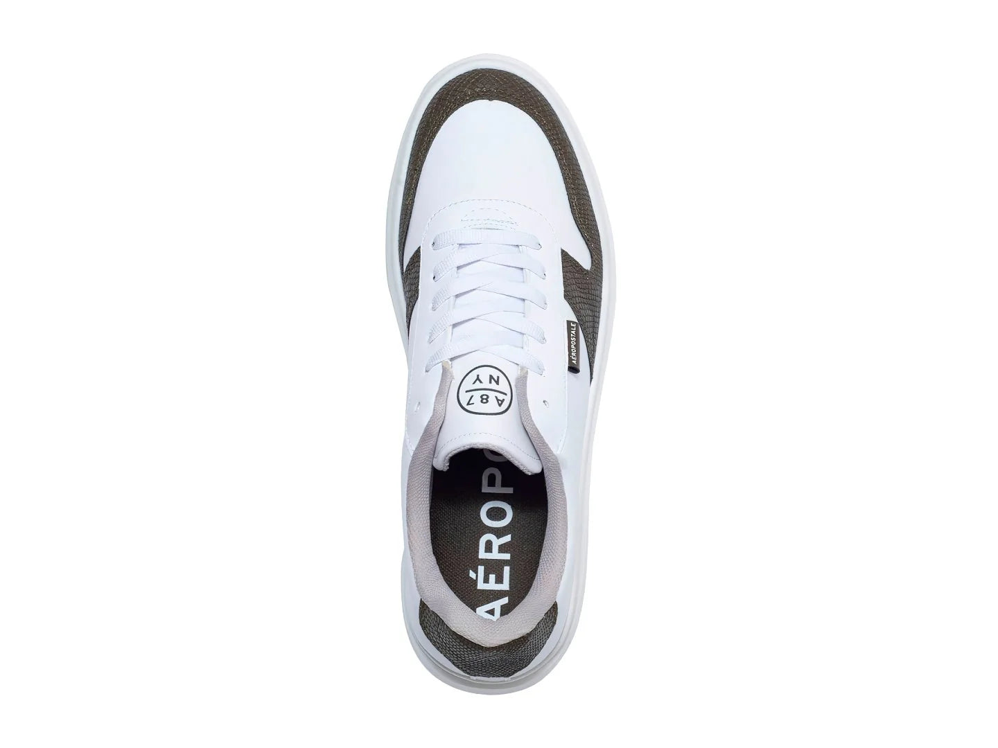 Tenis Aeropostale Liam Blanco y Verde para Hombre