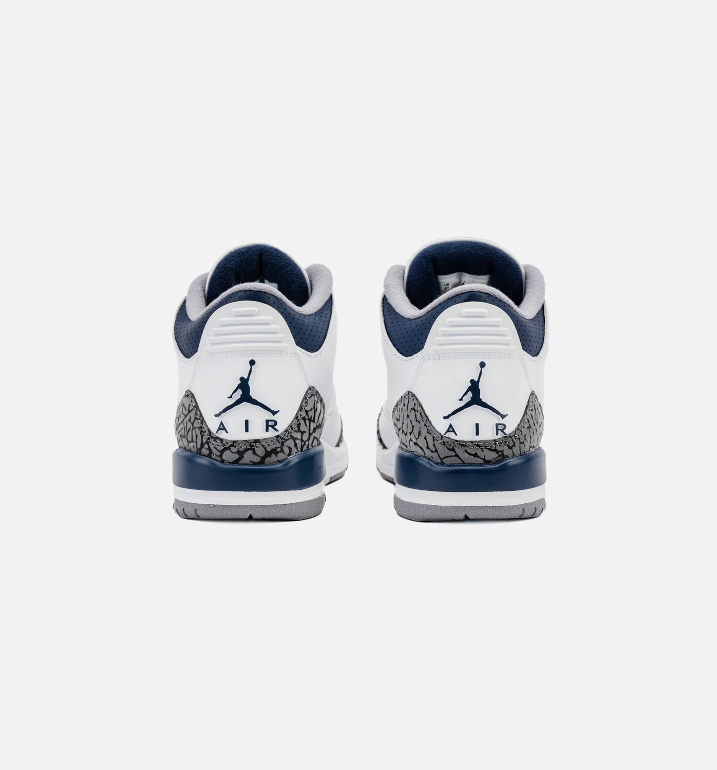 Air Jordan 3 Retro Midnight Navy Grade School Lifestyle Shoe White Midnight Navy