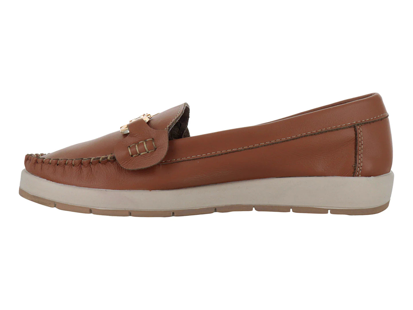Mocasines Casuales MeliAna Matilda Color Miel para Mujer