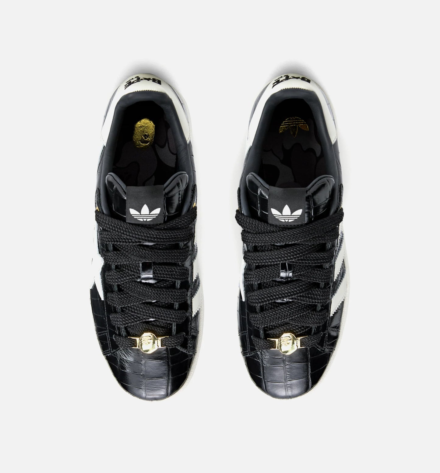 Bape x Campus 00s World Cup Mens Lifestyle Shoe Core Black Footwear White Core Black