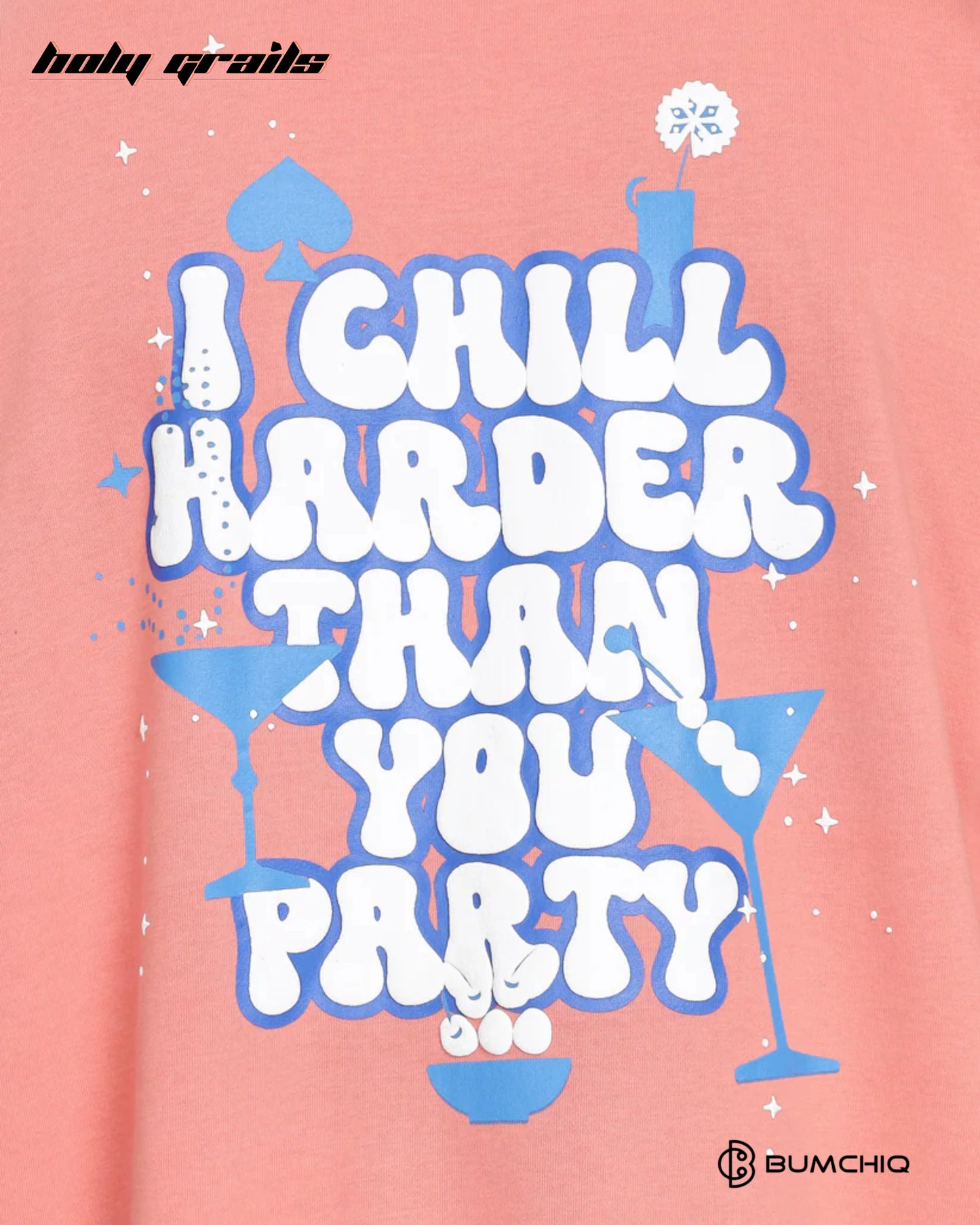 Chill Coral Pink Hoodie HG x Bumchiq