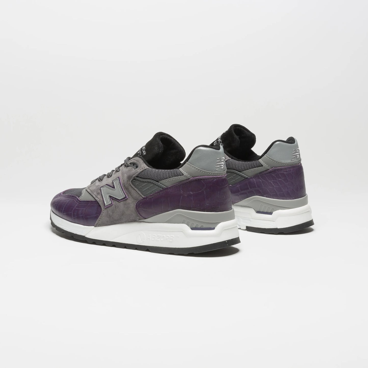 998 USA Mens Running Shoe Purple Grey