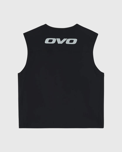 OVO Golf Stretch Nylon Vest Black