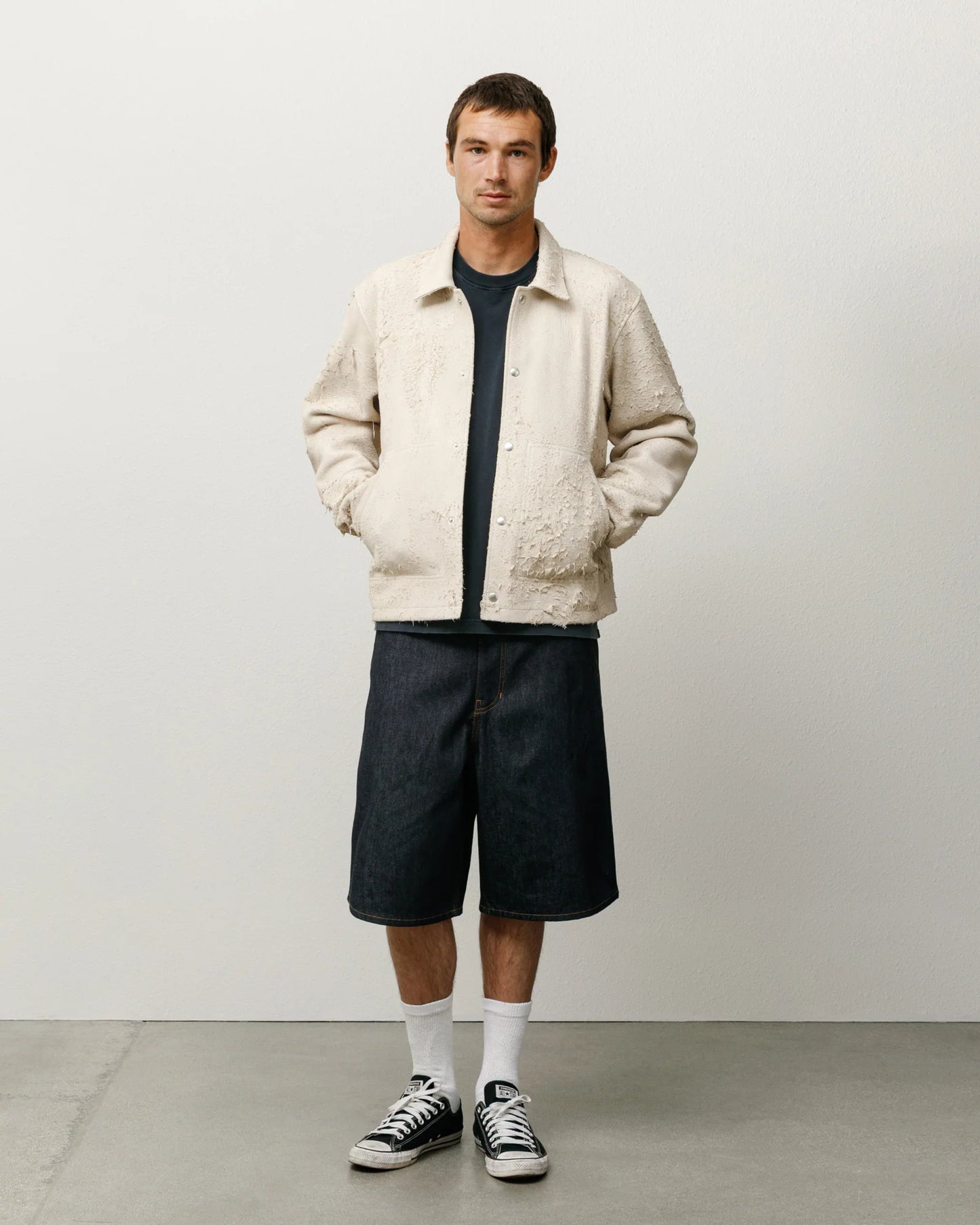 RAW DENIM WORK SHORT