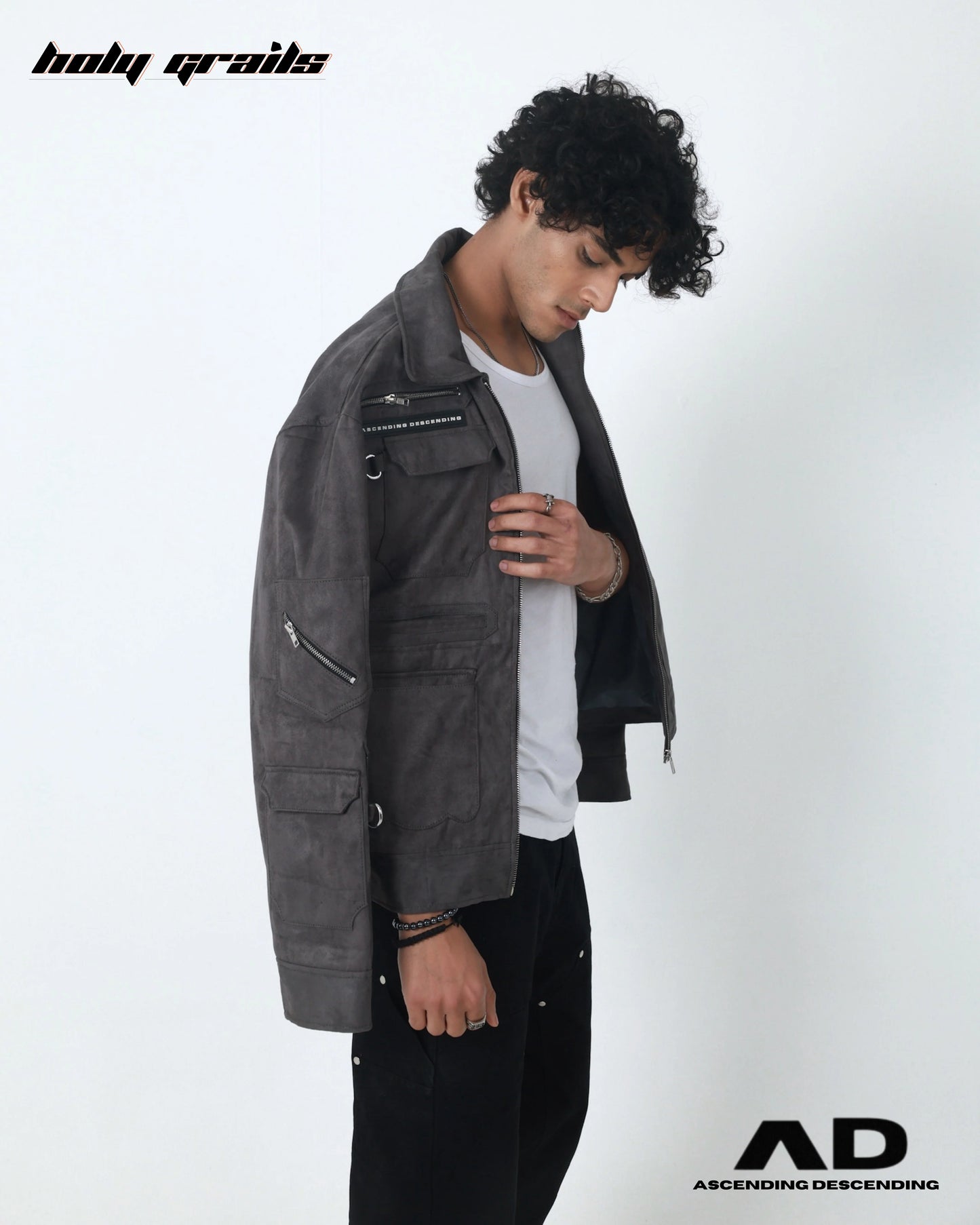 Dirty Money Suede Jacket HG x Ascending Descending