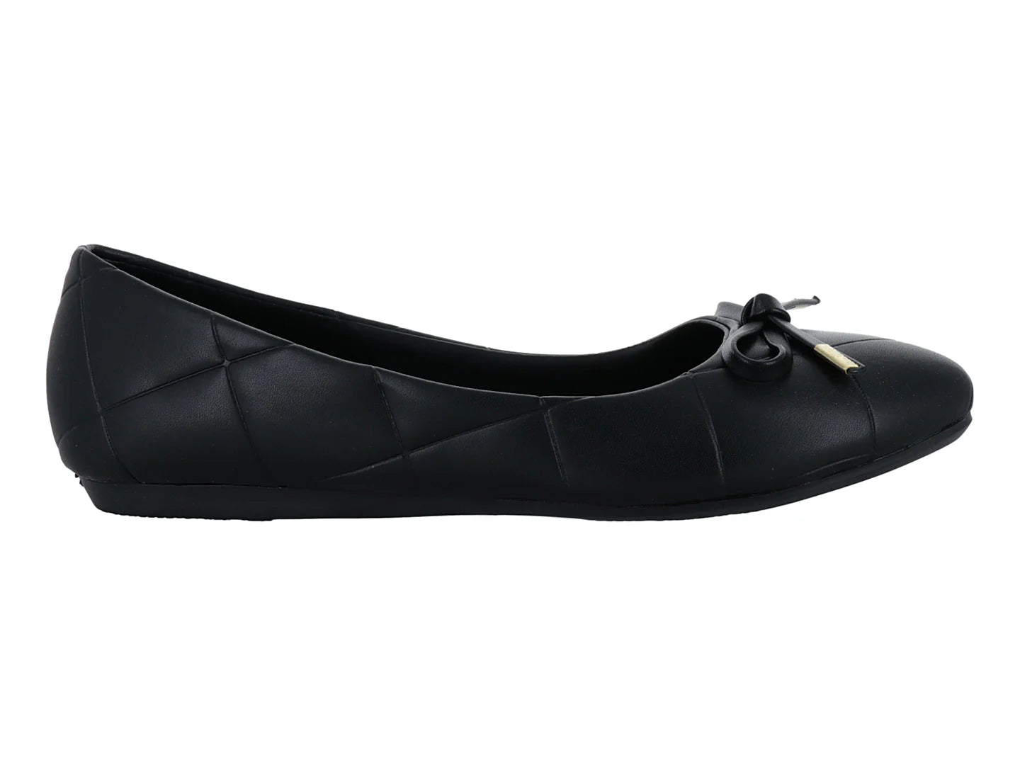 Zapatos Planos MeliAna Capitonados Negros para Mujer