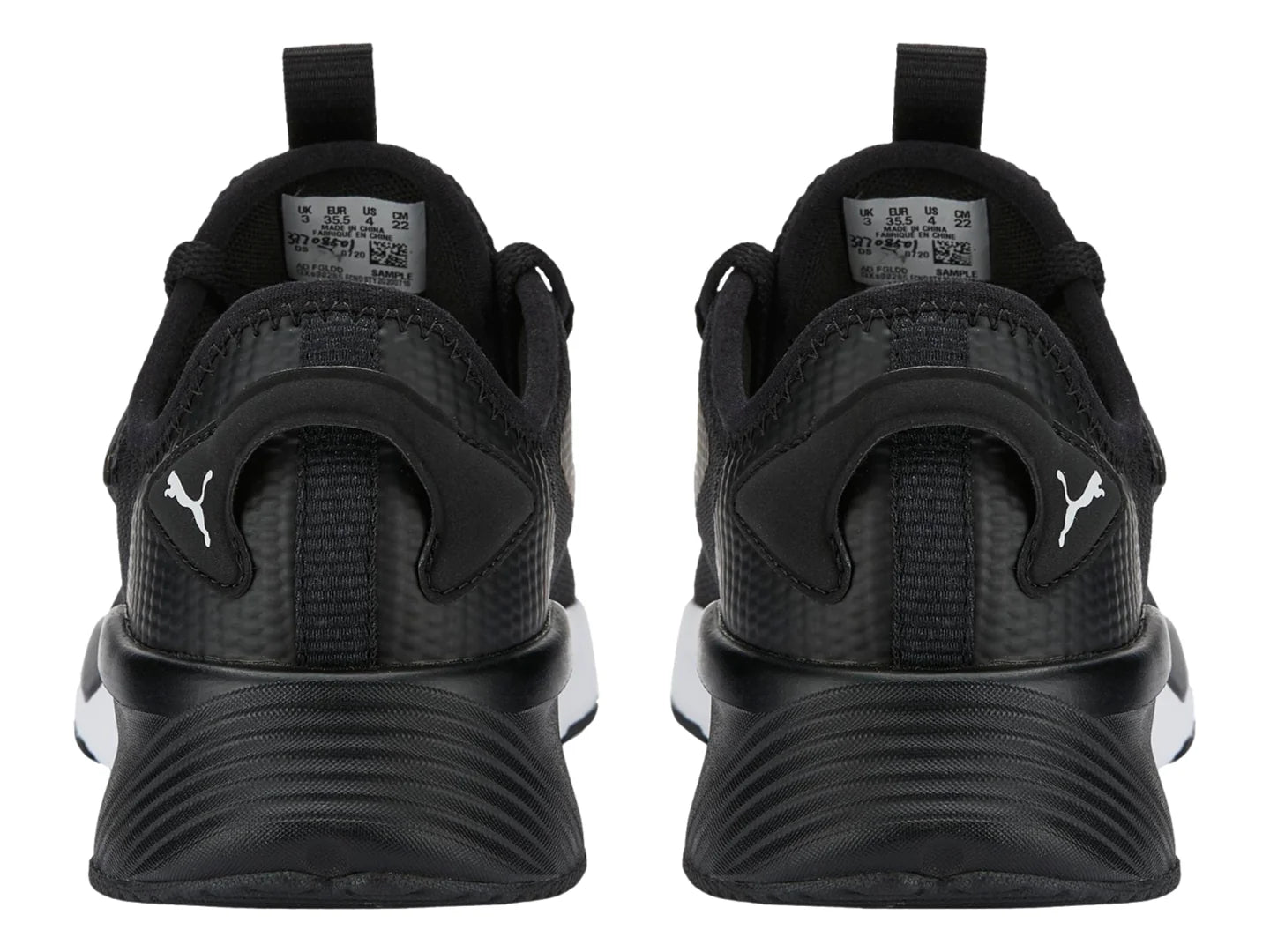 PUMA Tenis Negro y Blanco para Niño