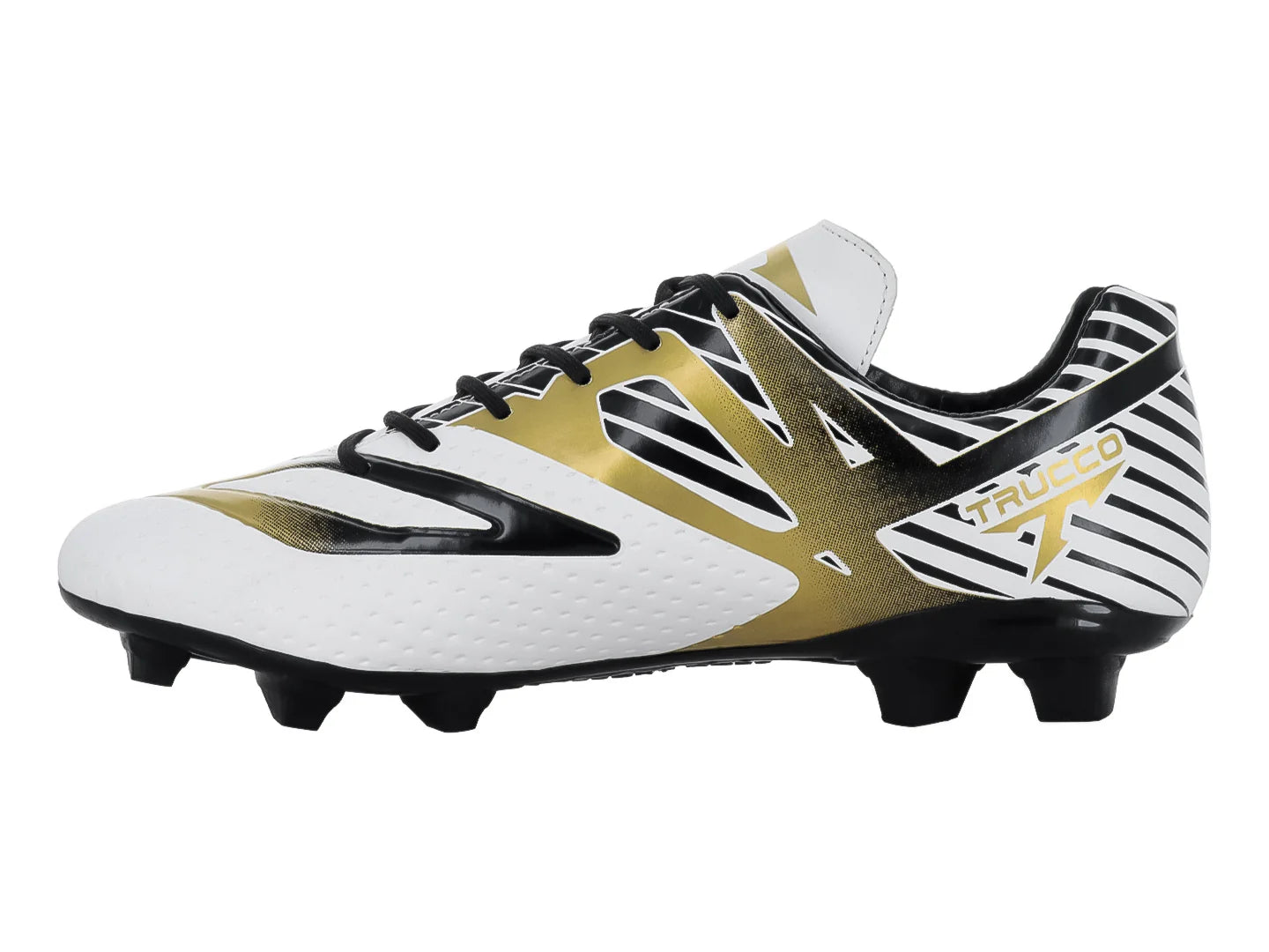 Tenis de Fútbol Leon Trucco Blanco Oro y Negro