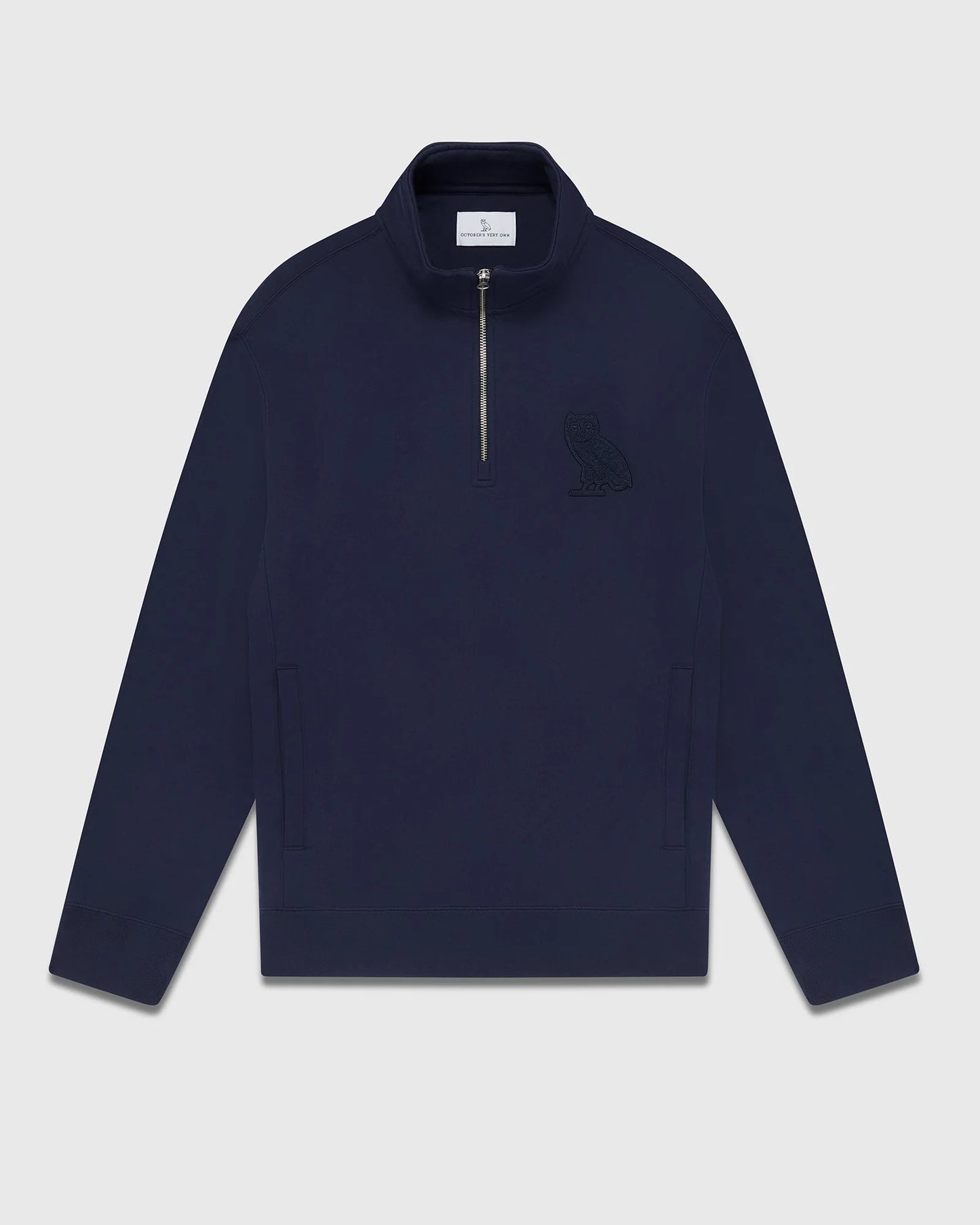 Signature Quarter Zip Mockneck Sweatshirt
