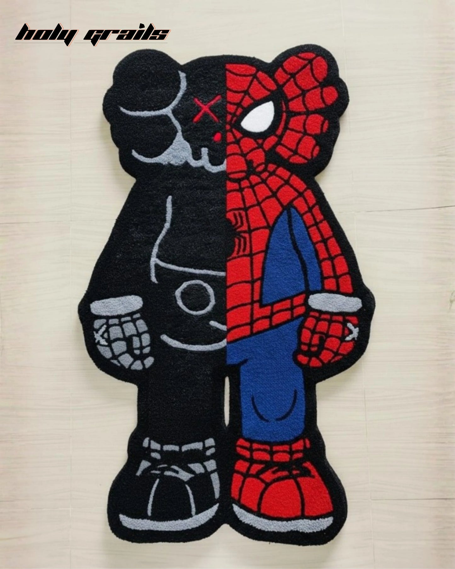 Spider Man x Kaws Hand Tufted Rug