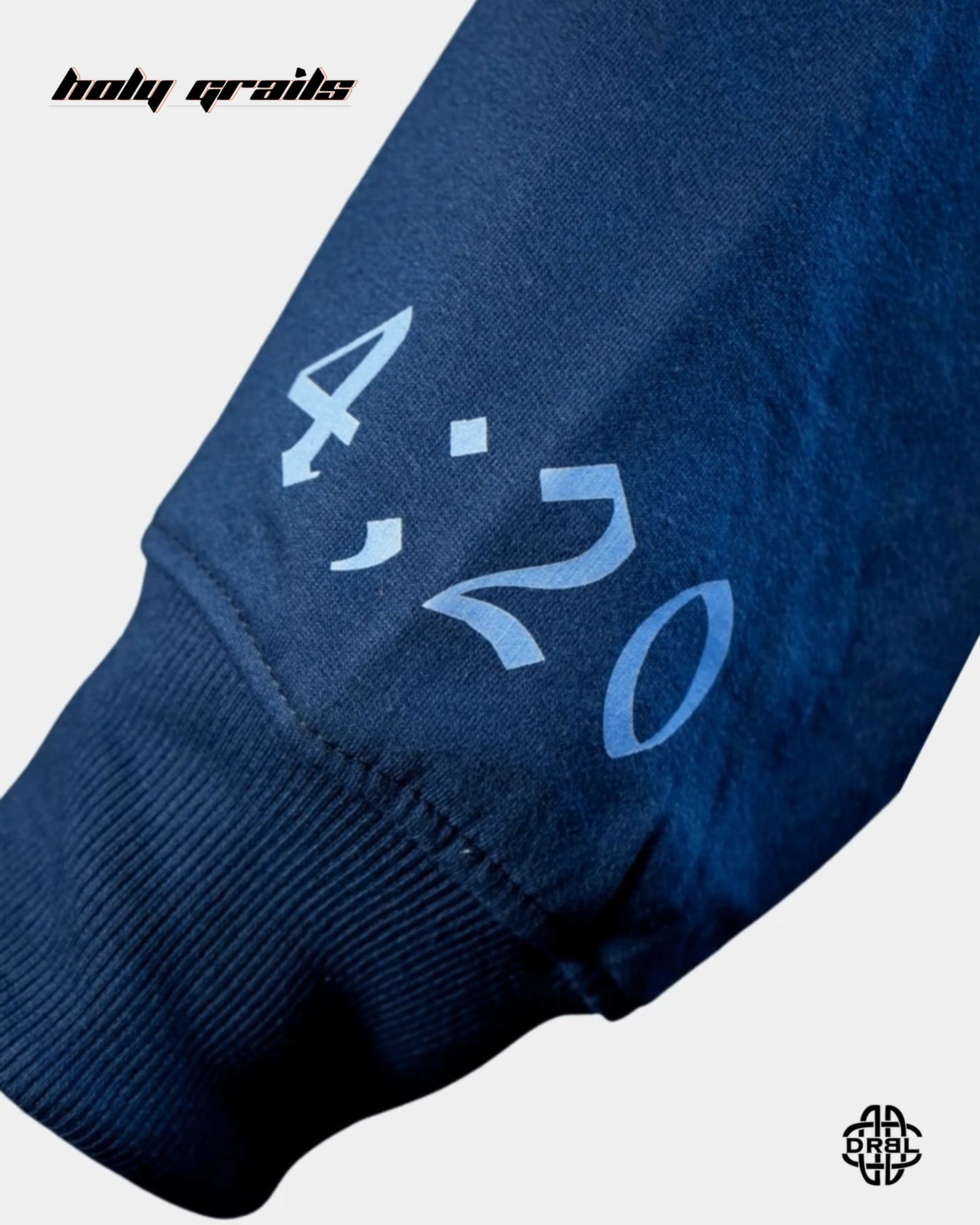 Unbothered Denim Blue Hoodie HG x DRBL