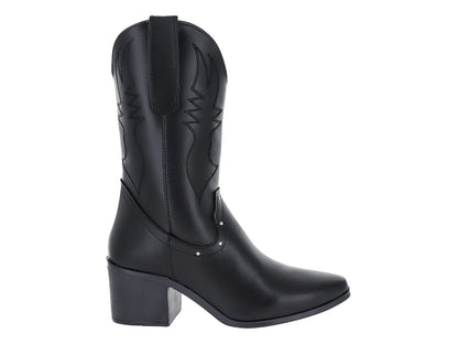 Botas Luna Rosa Negro para Mujer